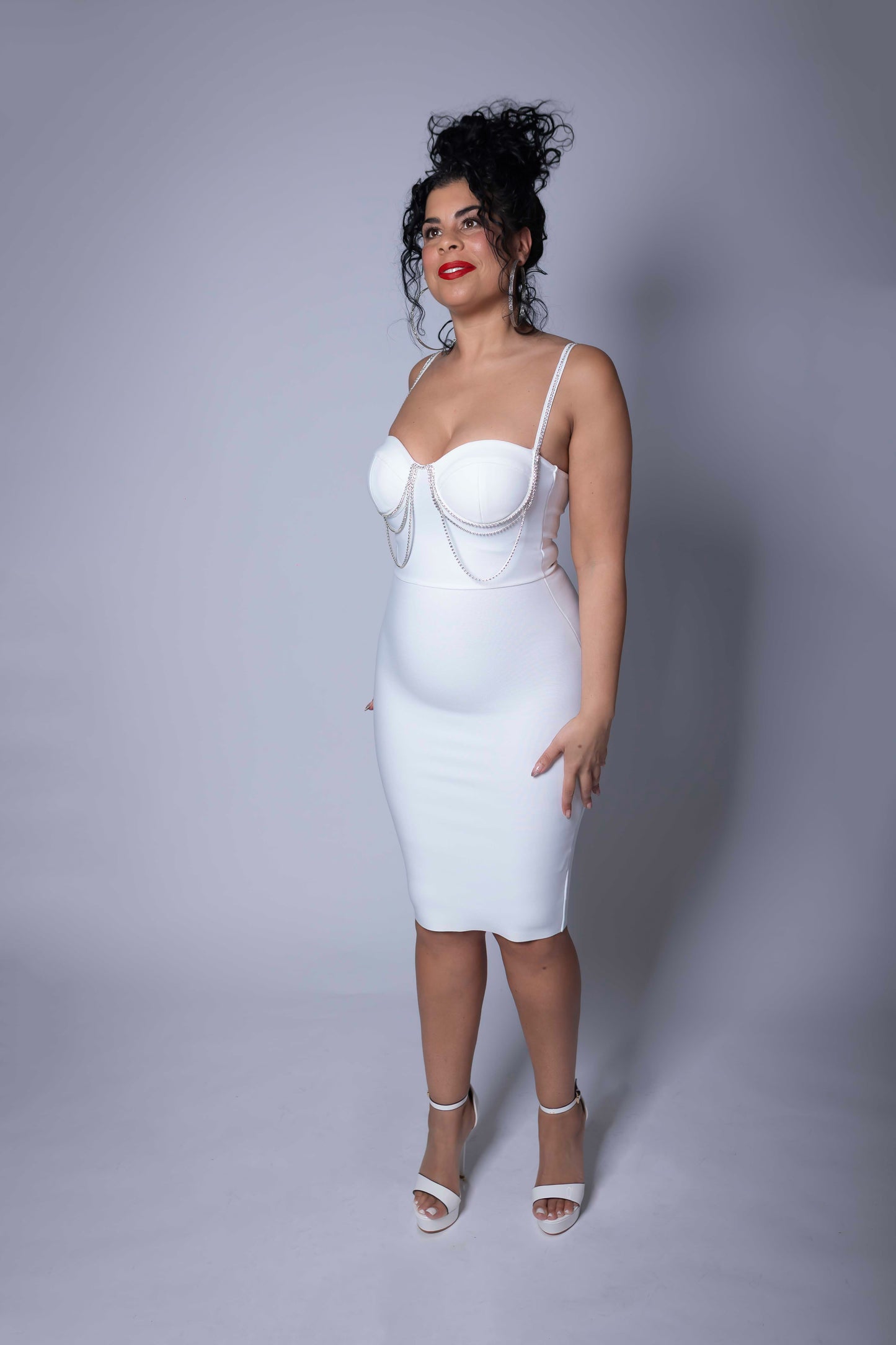 Crystal Layla Bandage Jurk