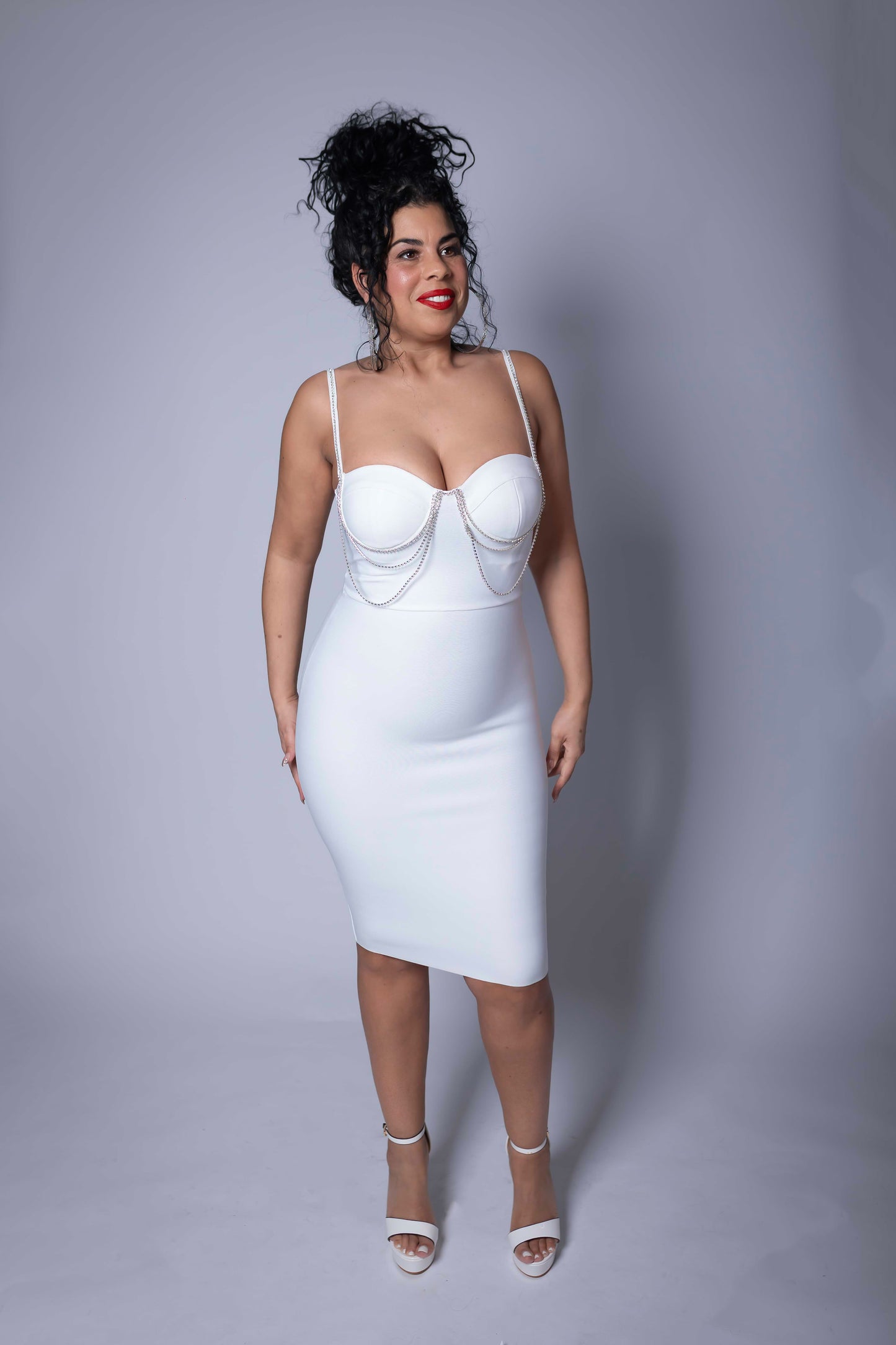 Crystal Layla Bandage Jurk