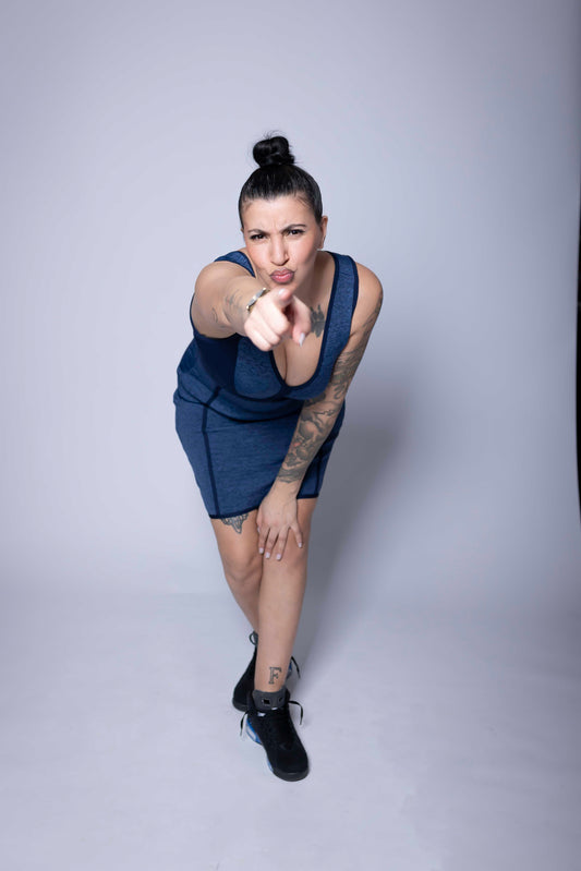 Denim Chic Bandage Jurk
